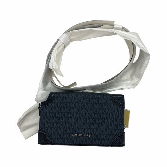Crossbody Designer By Michael Kors In Navy, Size:Small