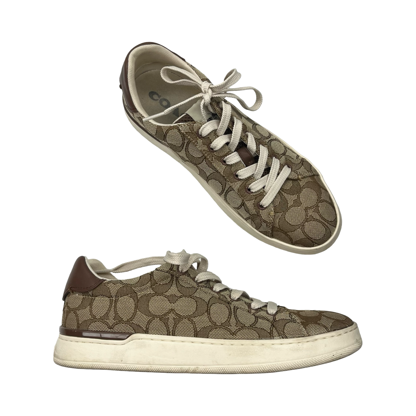 Shoes Designer By Coach In Brown, Size:8.5