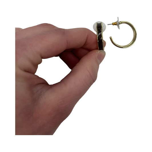 Earrings Hoop By Loft In Brown