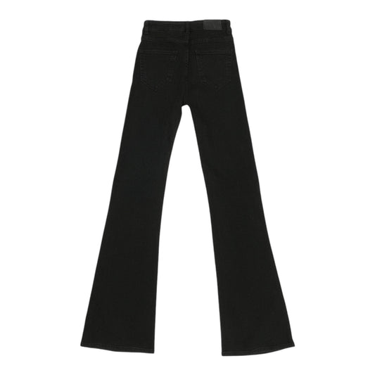 Jeans Flared By Zara In Black Denim, Size:2
