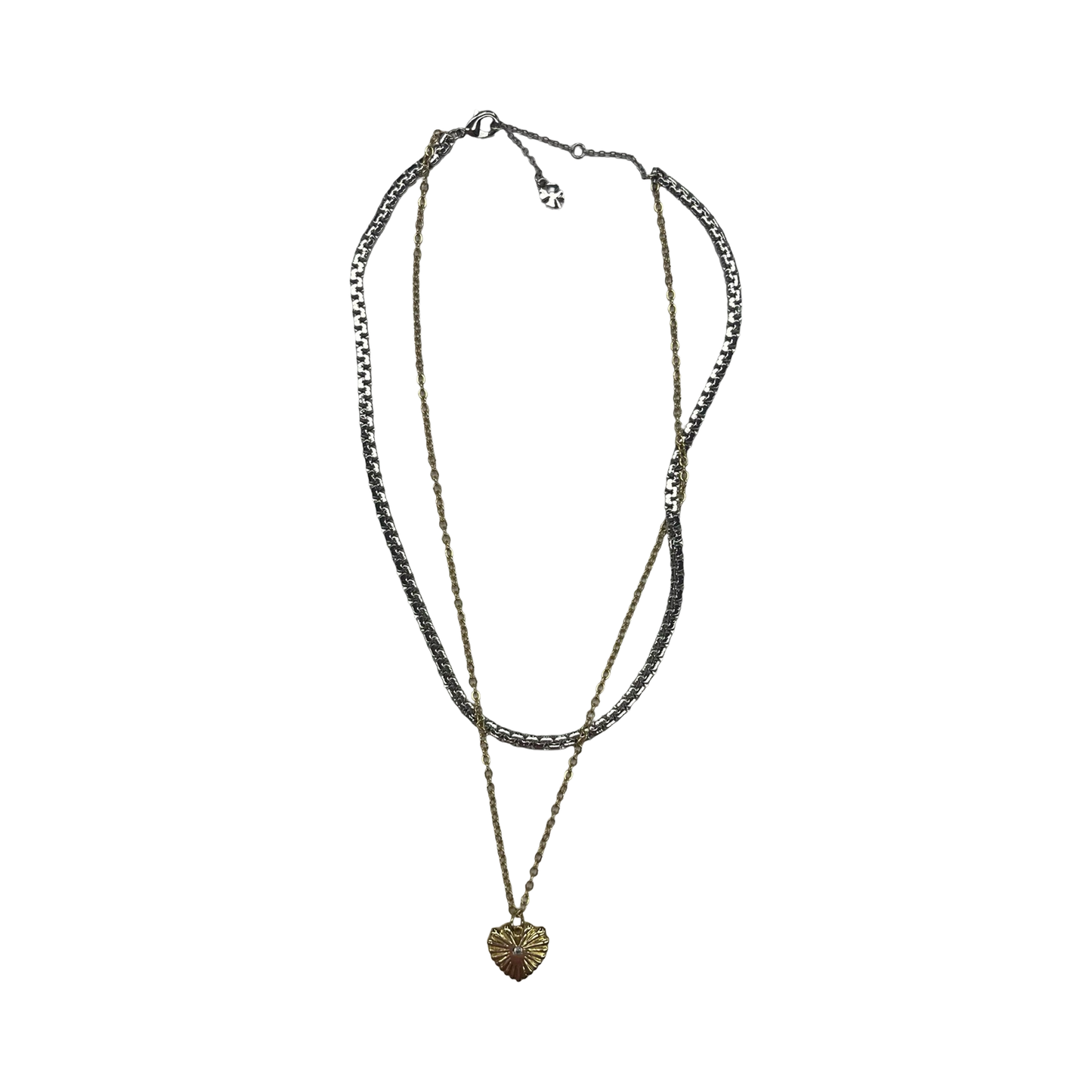 Necklace Layered By Lucky Brand In Gold & Silver