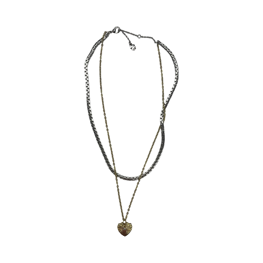 Necklace Layered By Lucky Brand In Gold & Silver