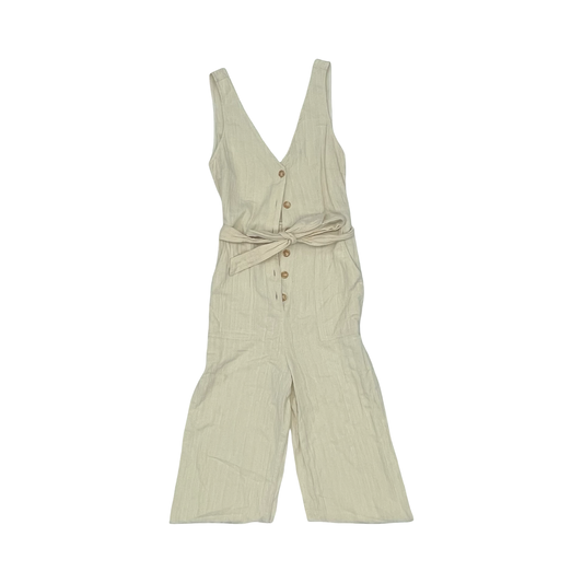 Jumpsuit By Clothes Mentor In Cream, Size:S