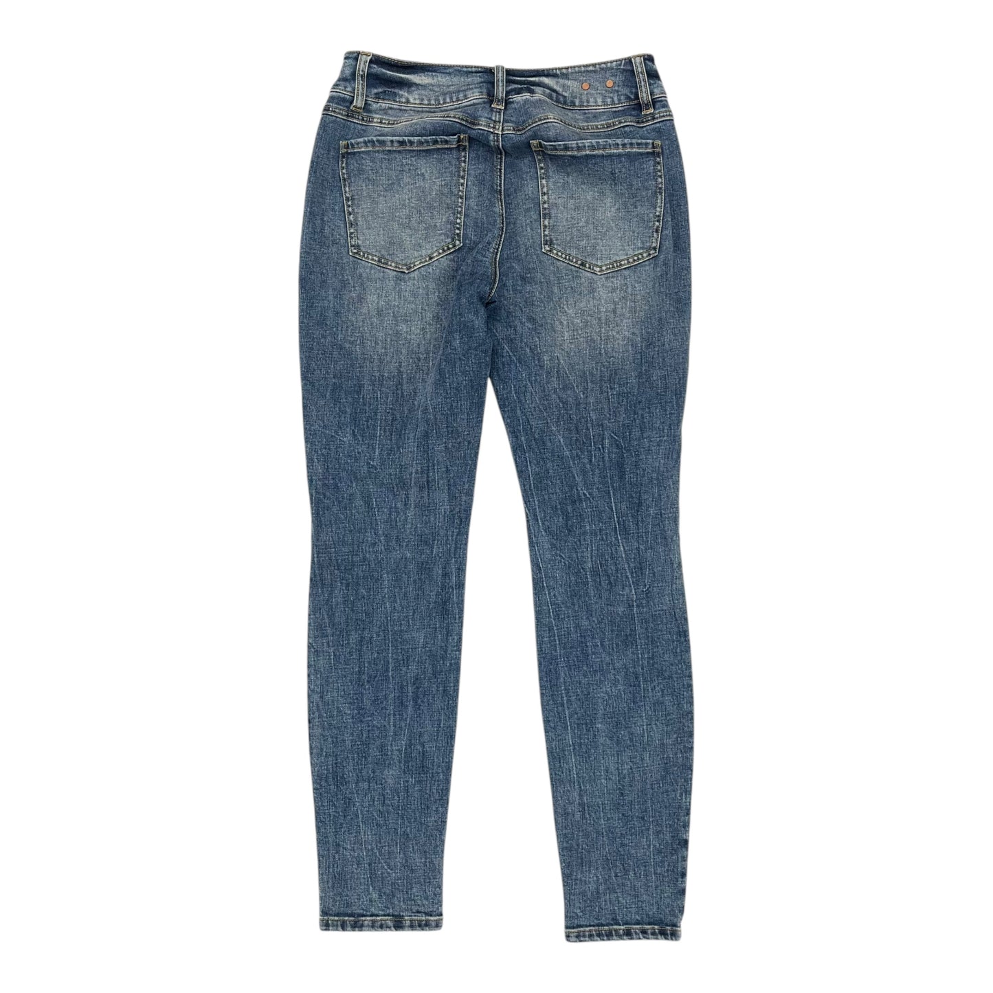 Jeans Skinny By Cabi In Blue Denim, Size:6