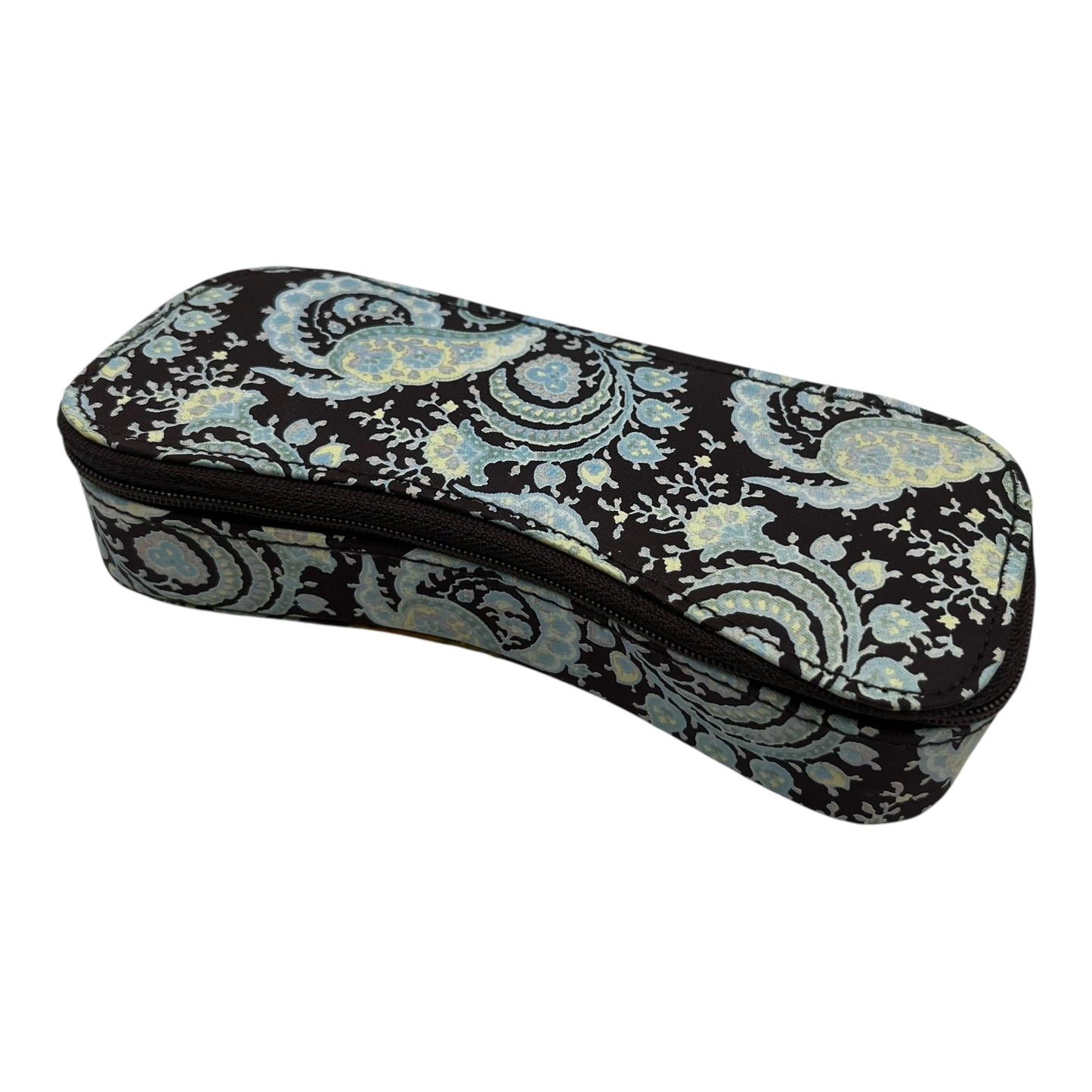 Sunglass Case By Clothes Mentor In Blue & Brown