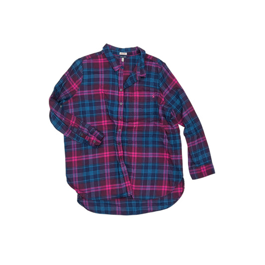 Top Ls By Joules In Plaid Pattern, Size:L