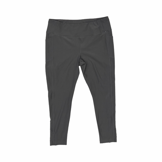 Athletic Leggings By Mondetta In Grey, Size:Xxl