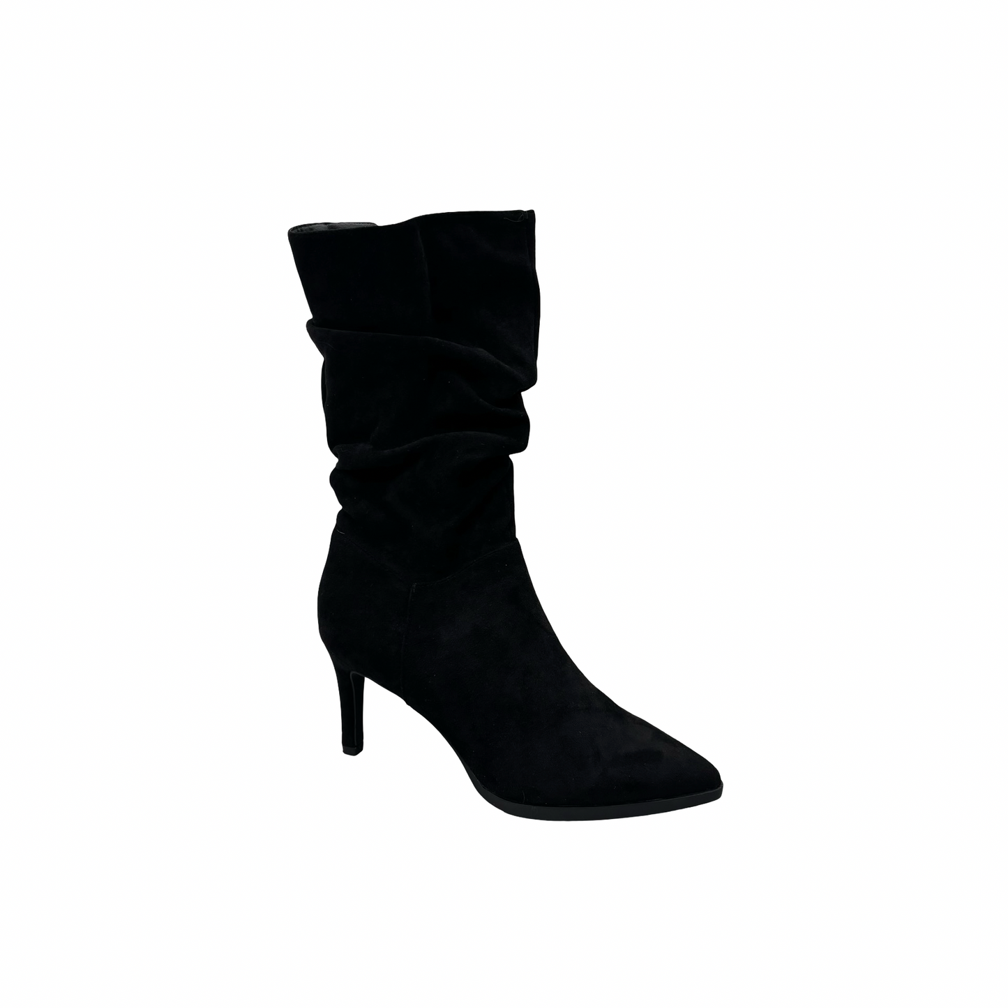 Boots Mid-Calf Heels By Dream Pairs In Black, Size:9
