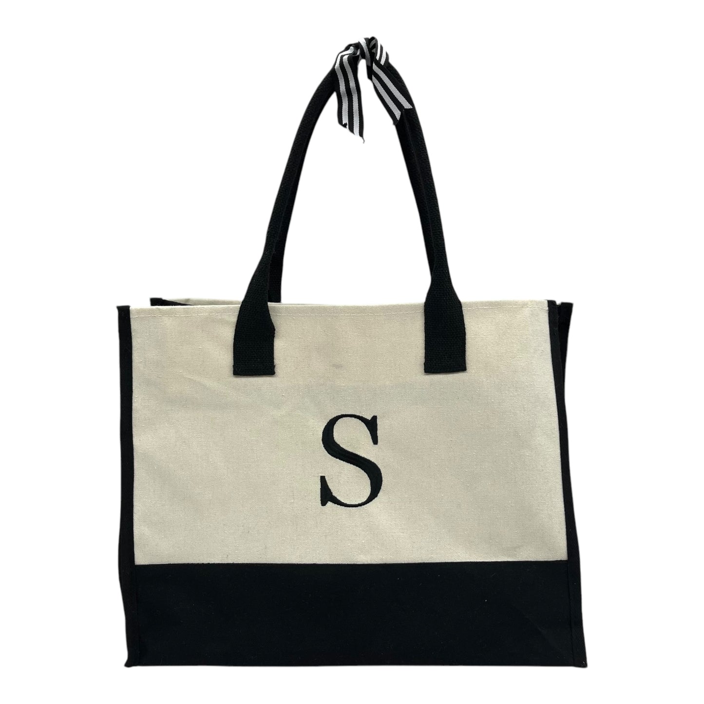 Tote By Cme In Black & Cream, Size:Medium