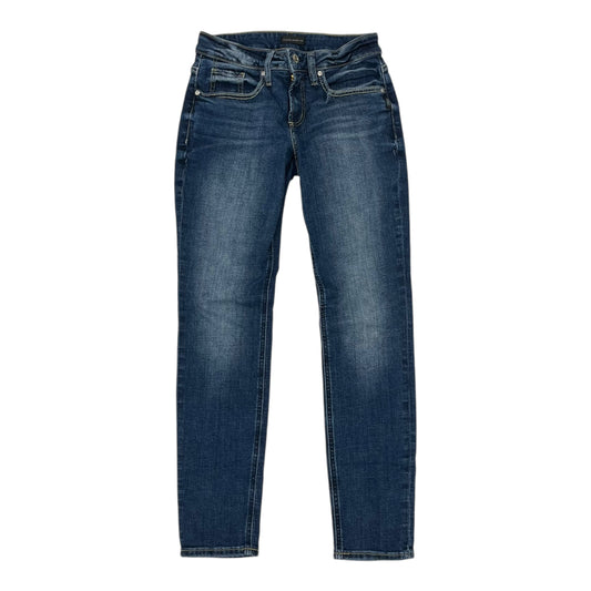Jeans Skinny By Silver In Blue Denim, Size:2