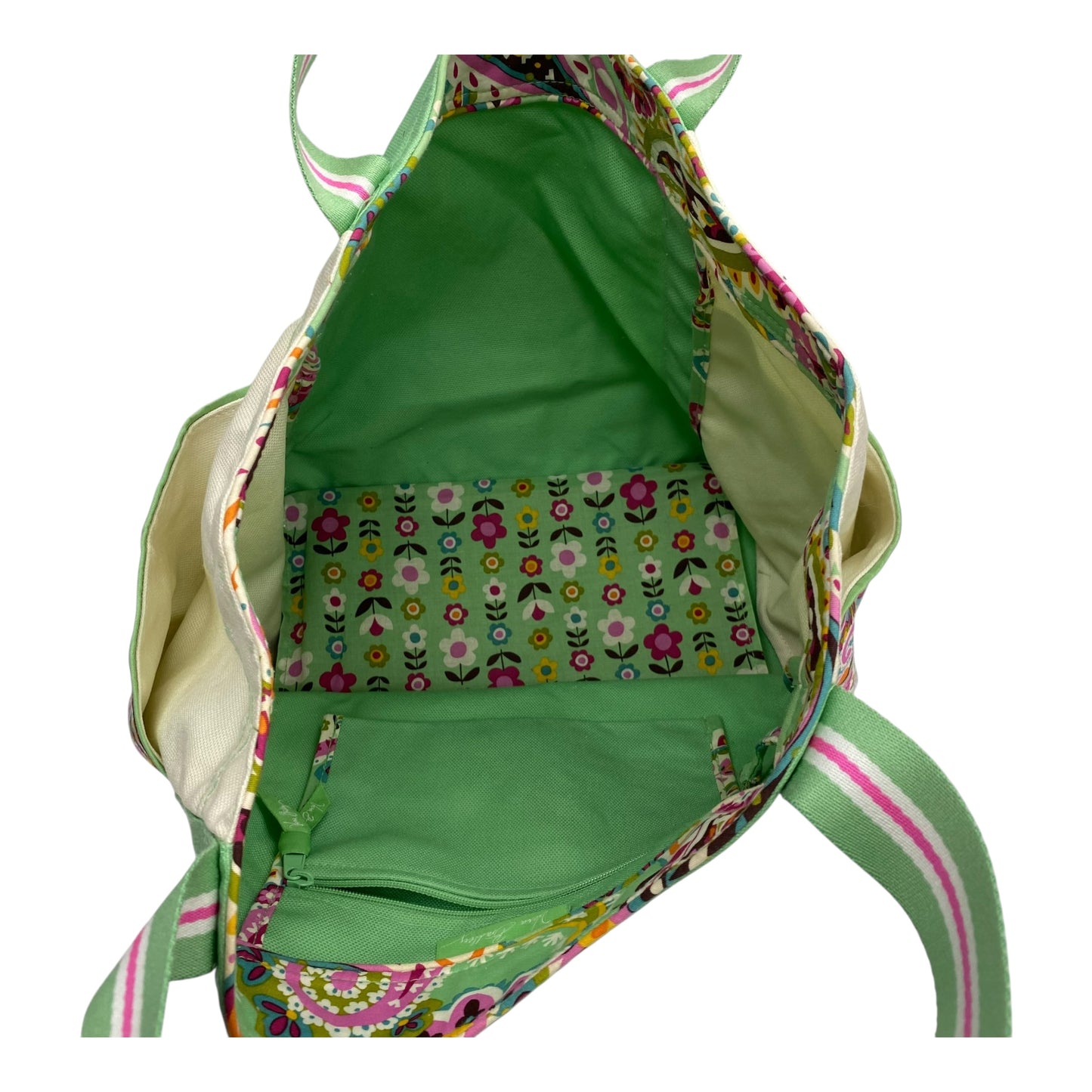 Tote By Vera Bradley In Green, Size:Large