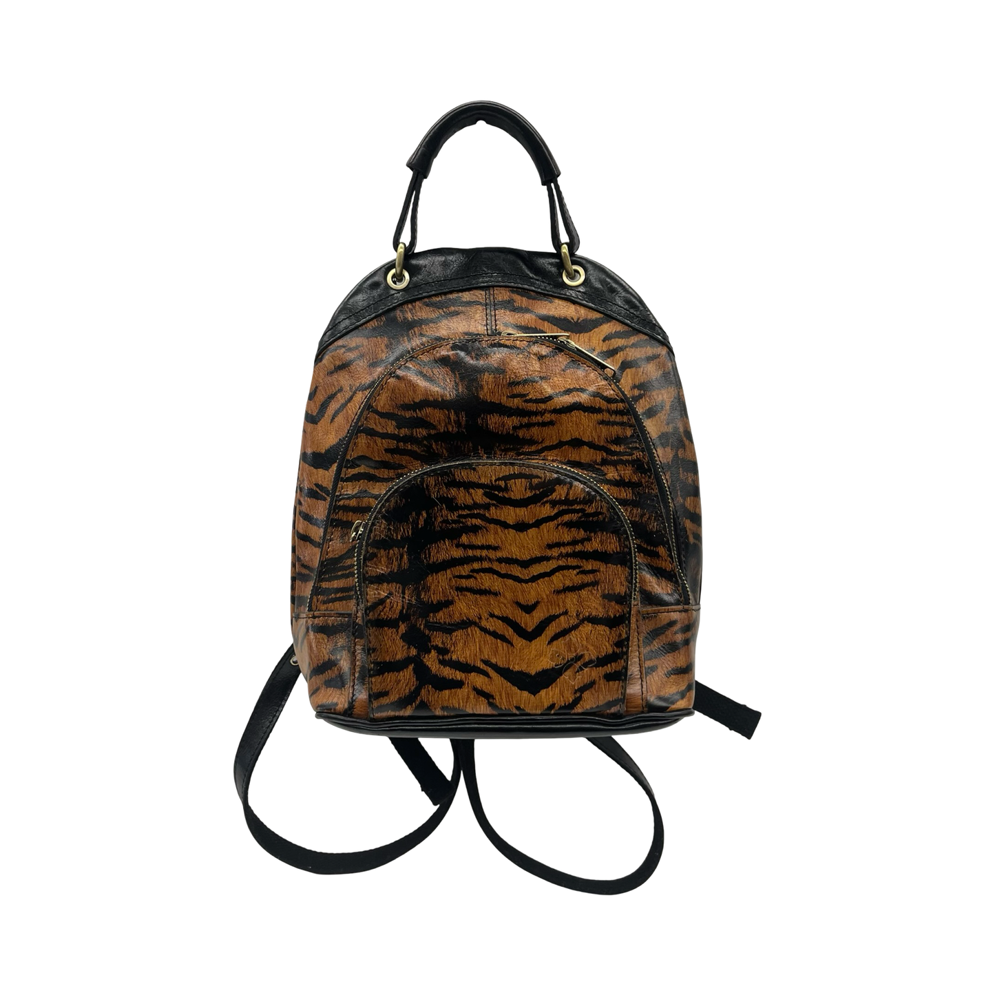Backpack Designer By Patricia Nash In Animal Print, Size:Medium