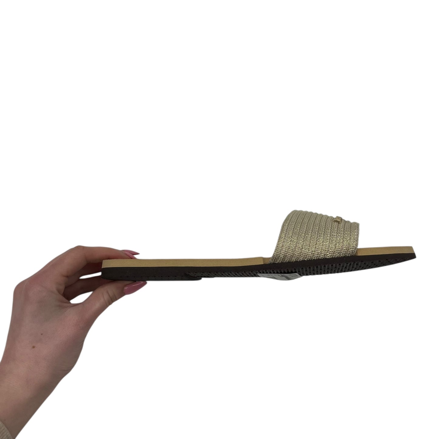 Sandals Flats By Havaianas In Gold, Size:9