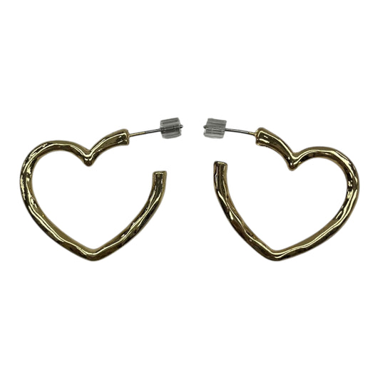 Earrings Hoop By Clothes Mentor In Gold