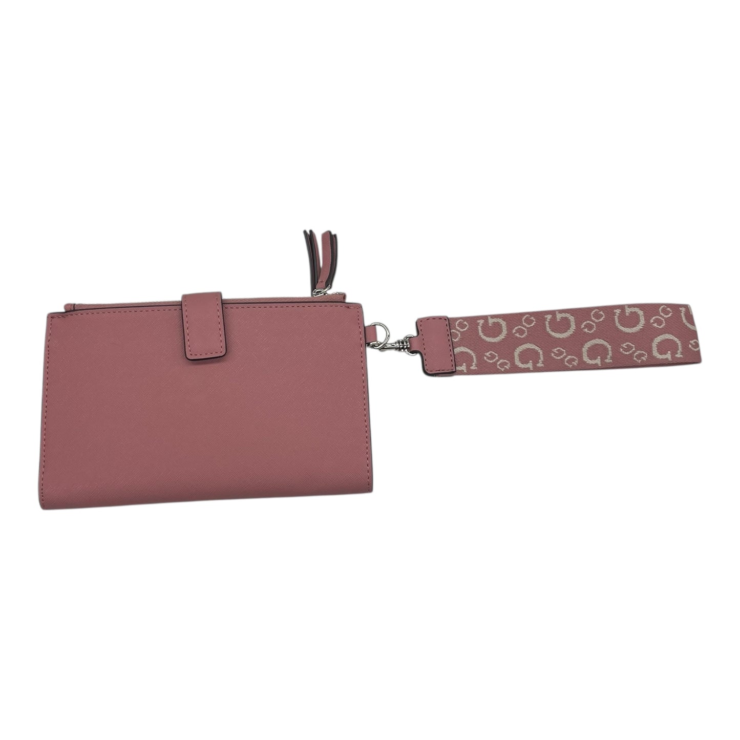 Wristlet By Guess In Pink, Size:Medium