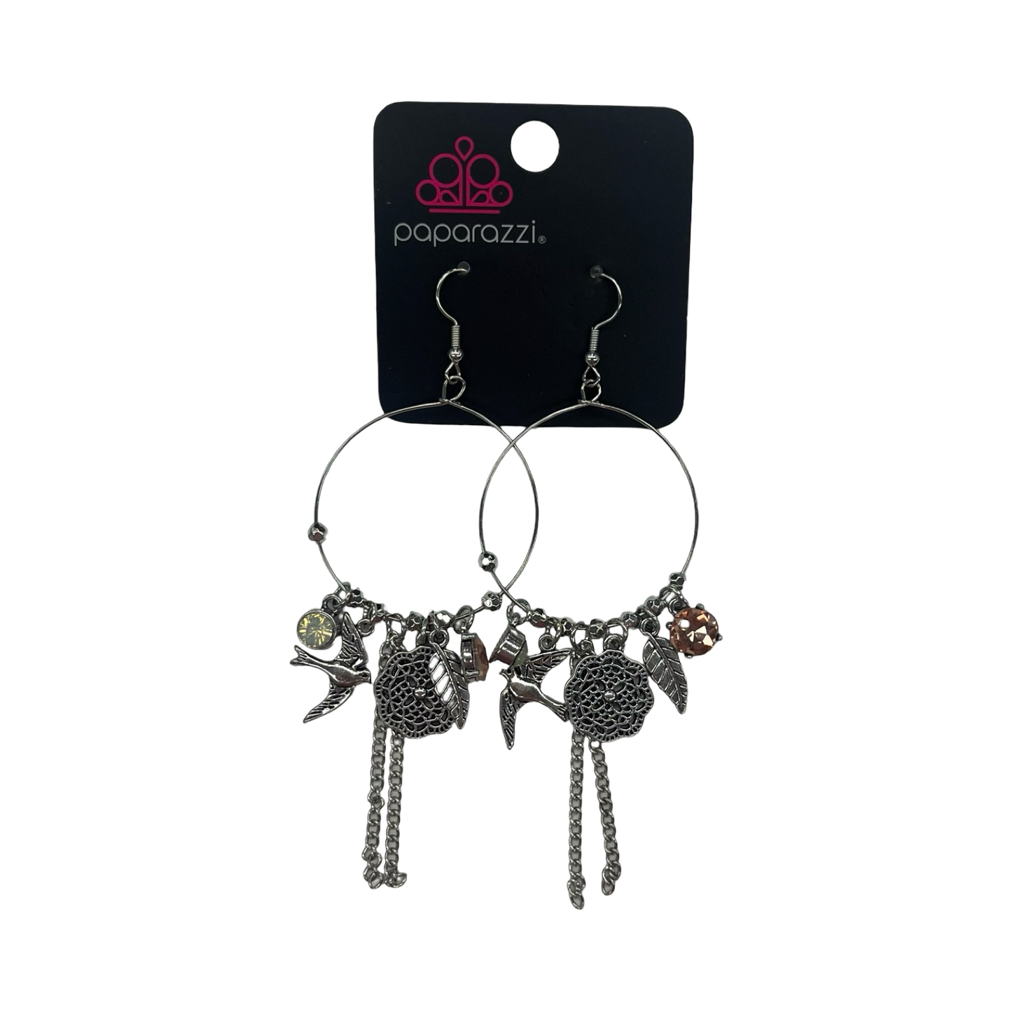 Earrings Dangle/Drop By Paparazzi In Silver