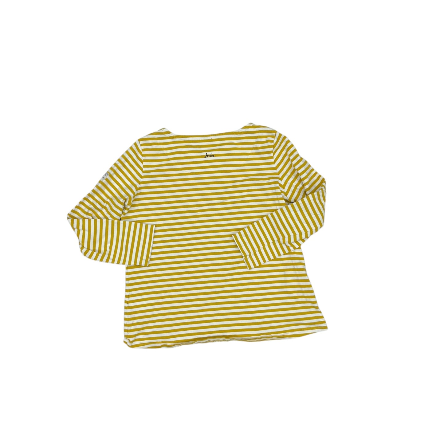 Top Ls By Joules In White & Yellow, Size:L