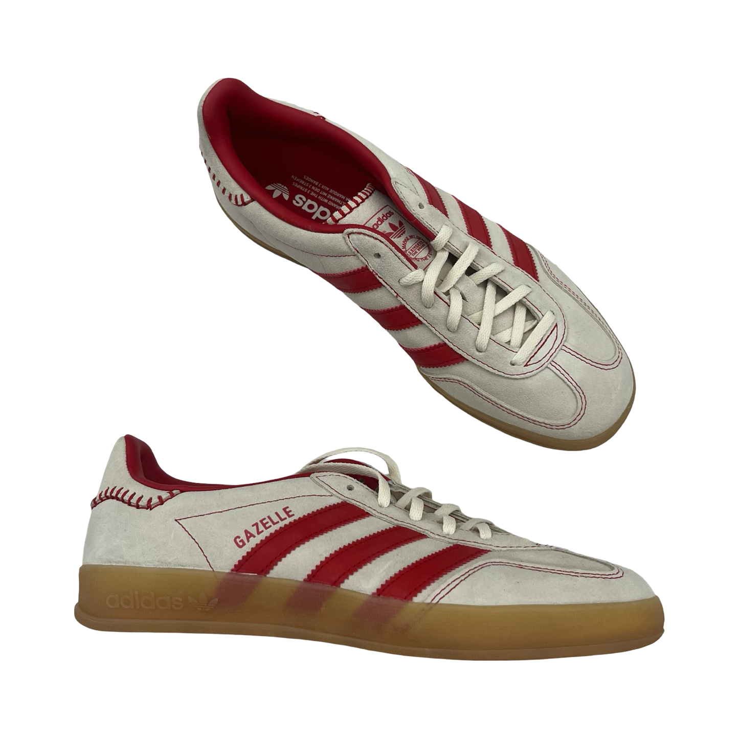 Shoes Sneakers By Adidas In Red & Tan, Size:9