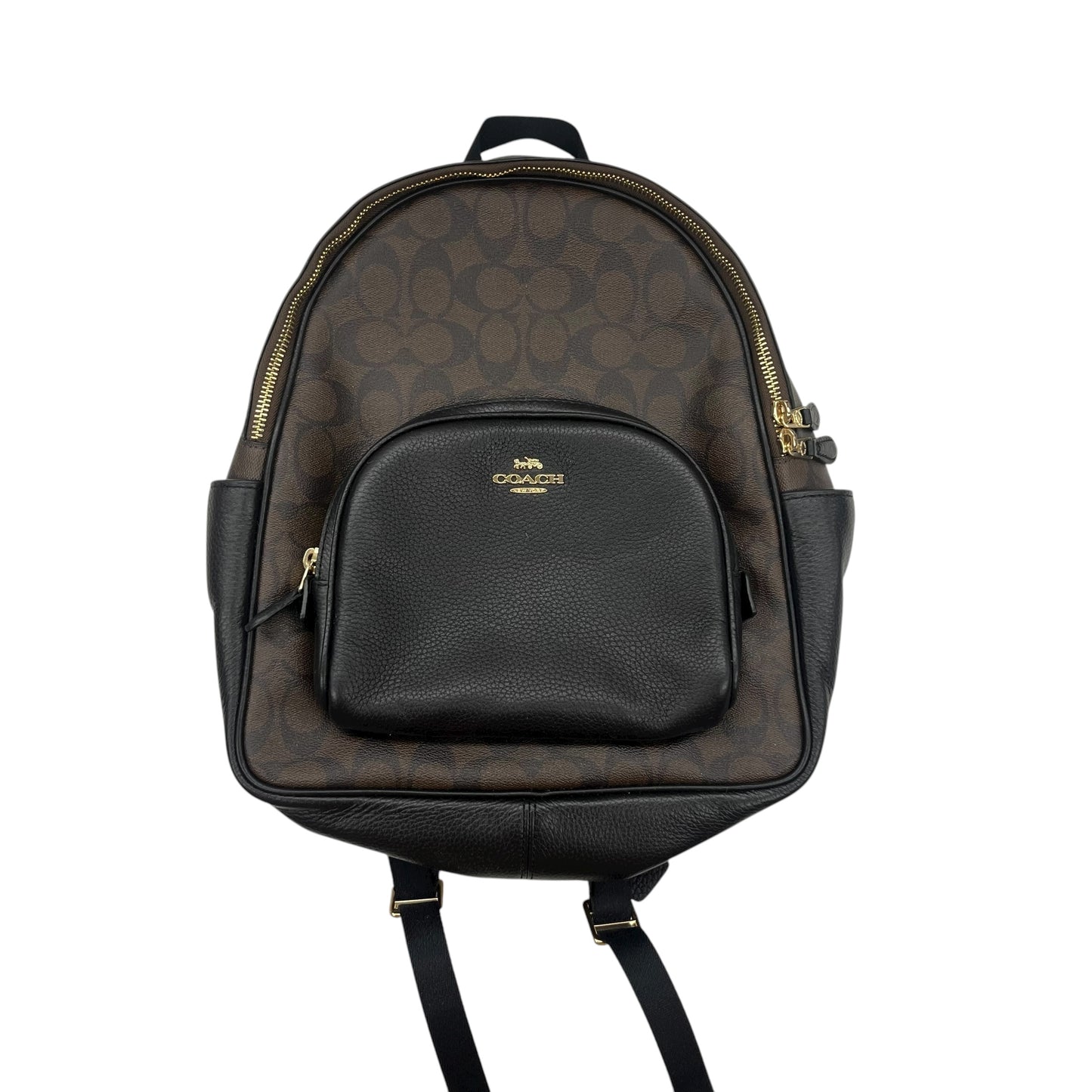 Backpack Designer By Coach In Black & Brown, Size:Medium