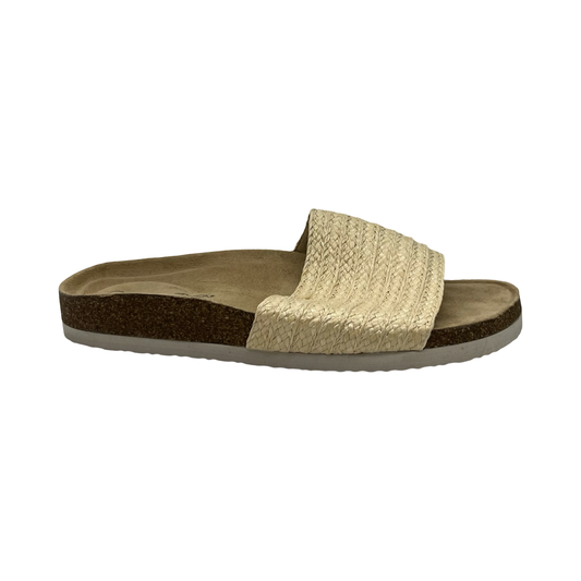 Sandals Flats By Falls Creek In Cream, Size:7