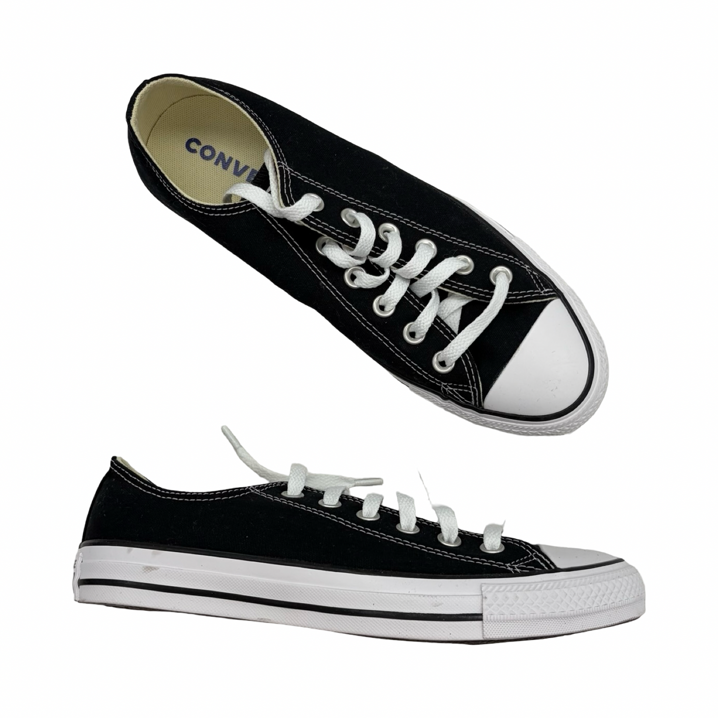 Shoes Sneakers By Converse In Black, Size:9