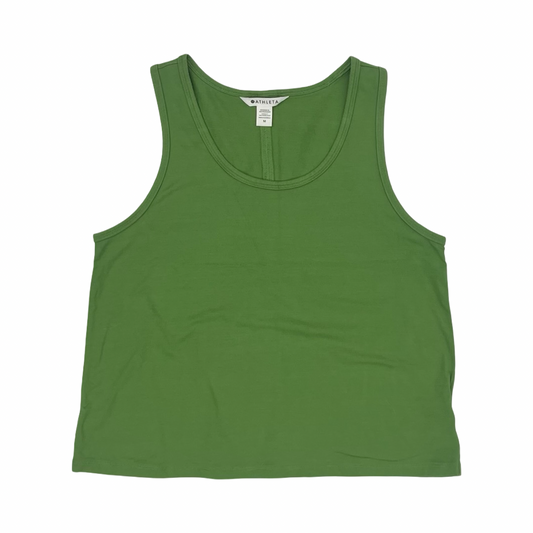 Athletic Tank Top By Athleta In Green, Size:M