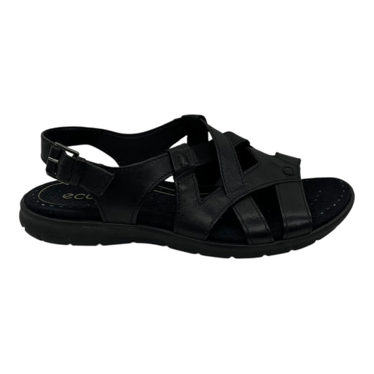 Sandals Flats By Ecco In Black, Size:6.5