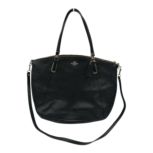 Handbag Designer By Coach In Black, Size:Large