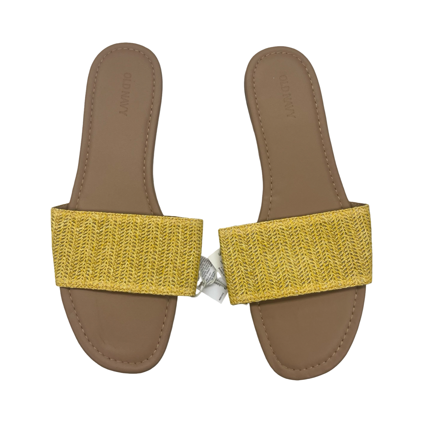 Sandals Flats By Old Navy In Yellow, Size:10