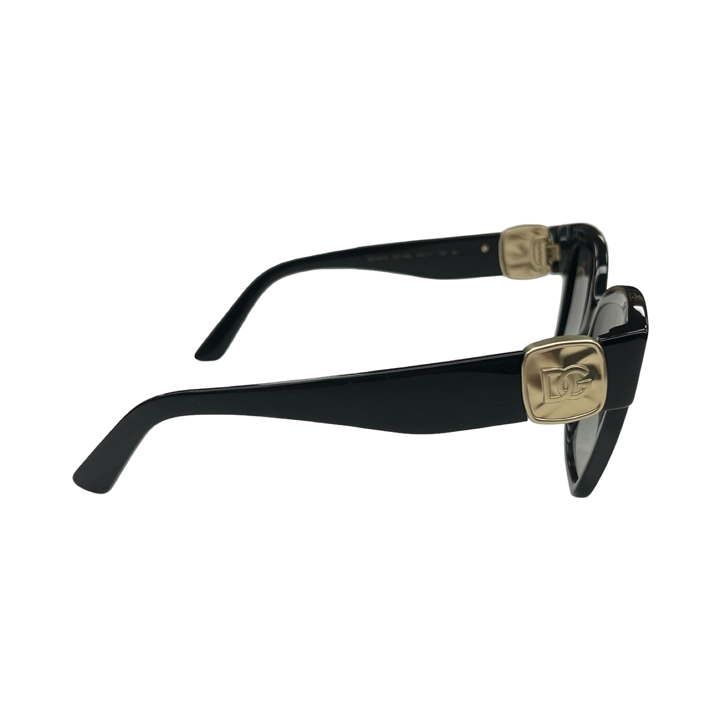 Sunglasses Luxury Designer By Dolce And Gabbana In Black