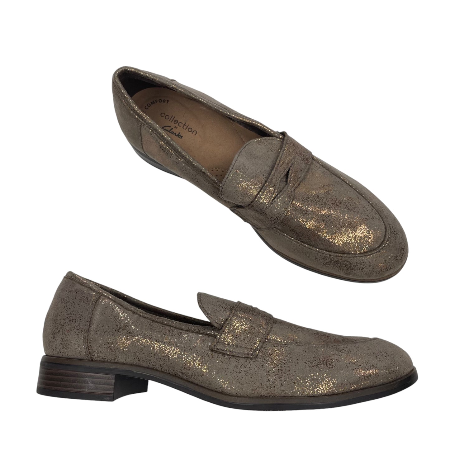 Shoes Flats By Clarks In Bronze