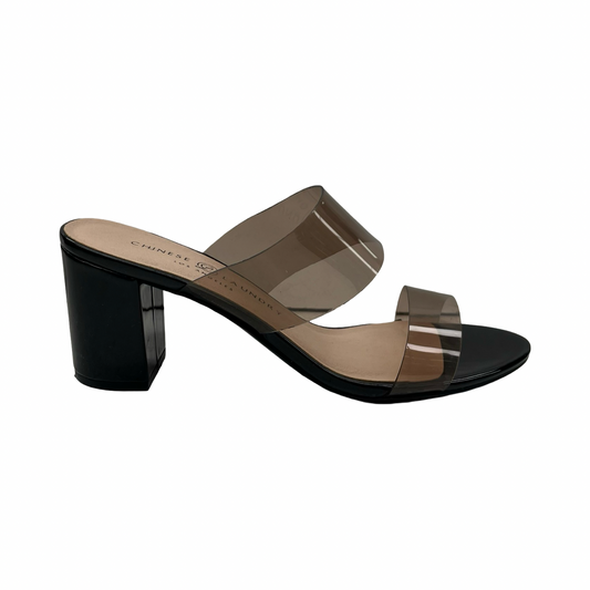 Sandals Heels Block By Chinese Laundry In Black, Size:8