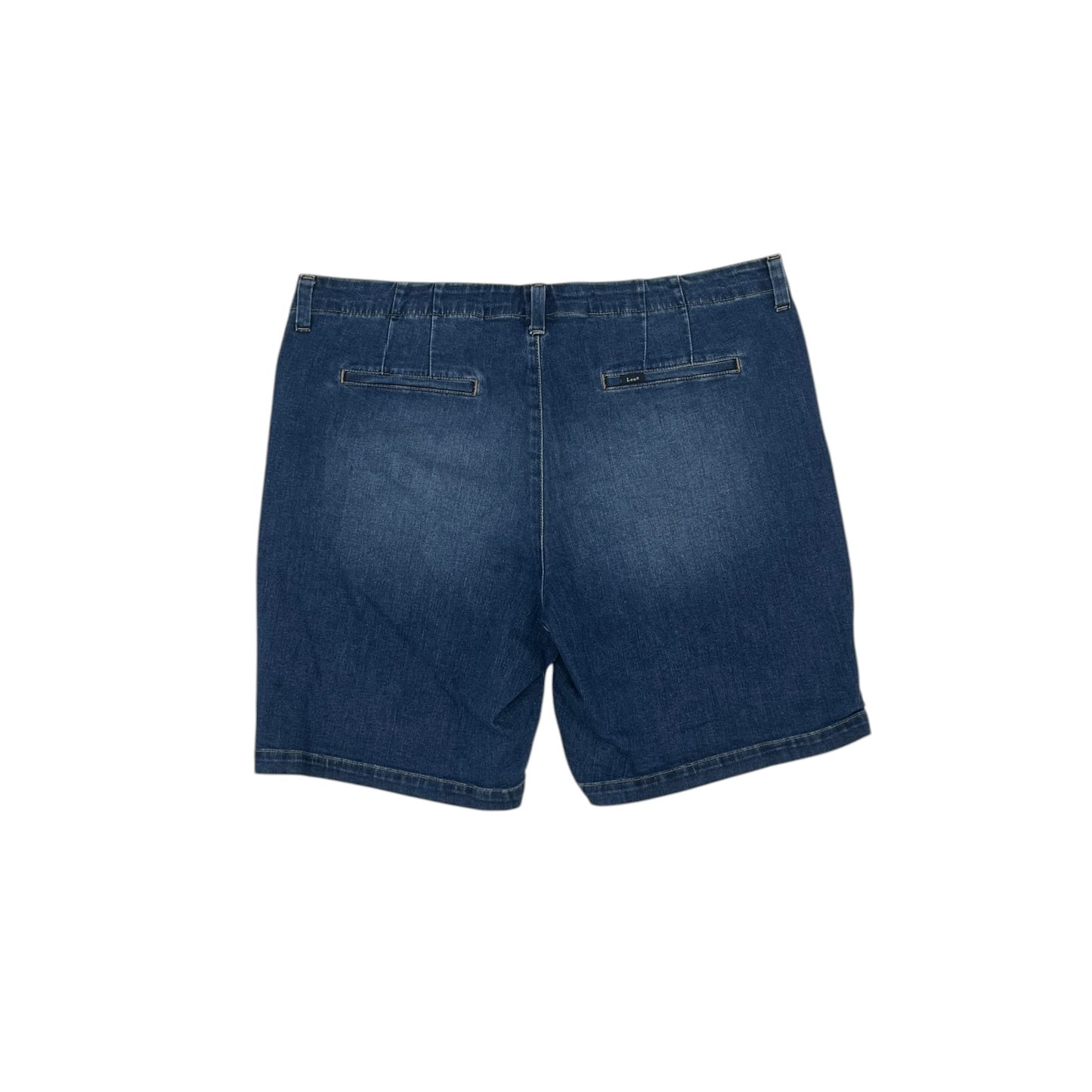Shorts By Lee In Blue Denim, Size:20