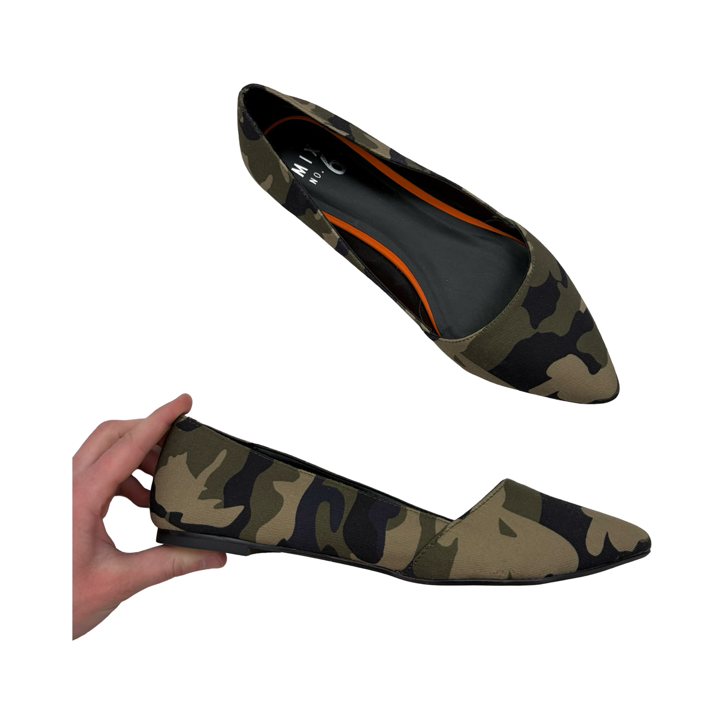 Shoes Flats By Mix No 6 In Green, Size:10