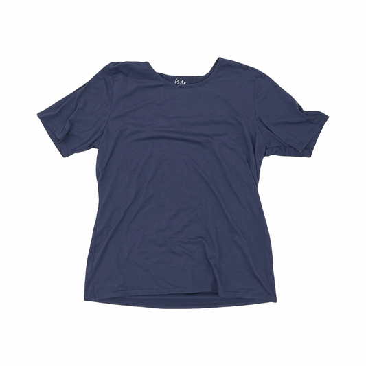 Top Ss Basic By Clothes Mentor In Blue, Size:Xxl