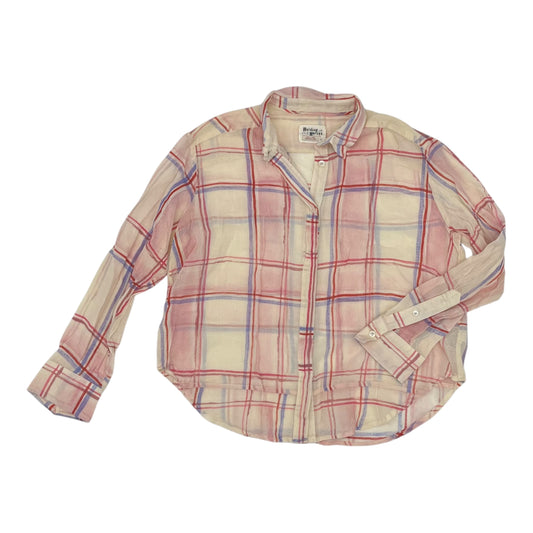 Blouse Ls By Holding Horses In Cream & Pink, Size:Xs