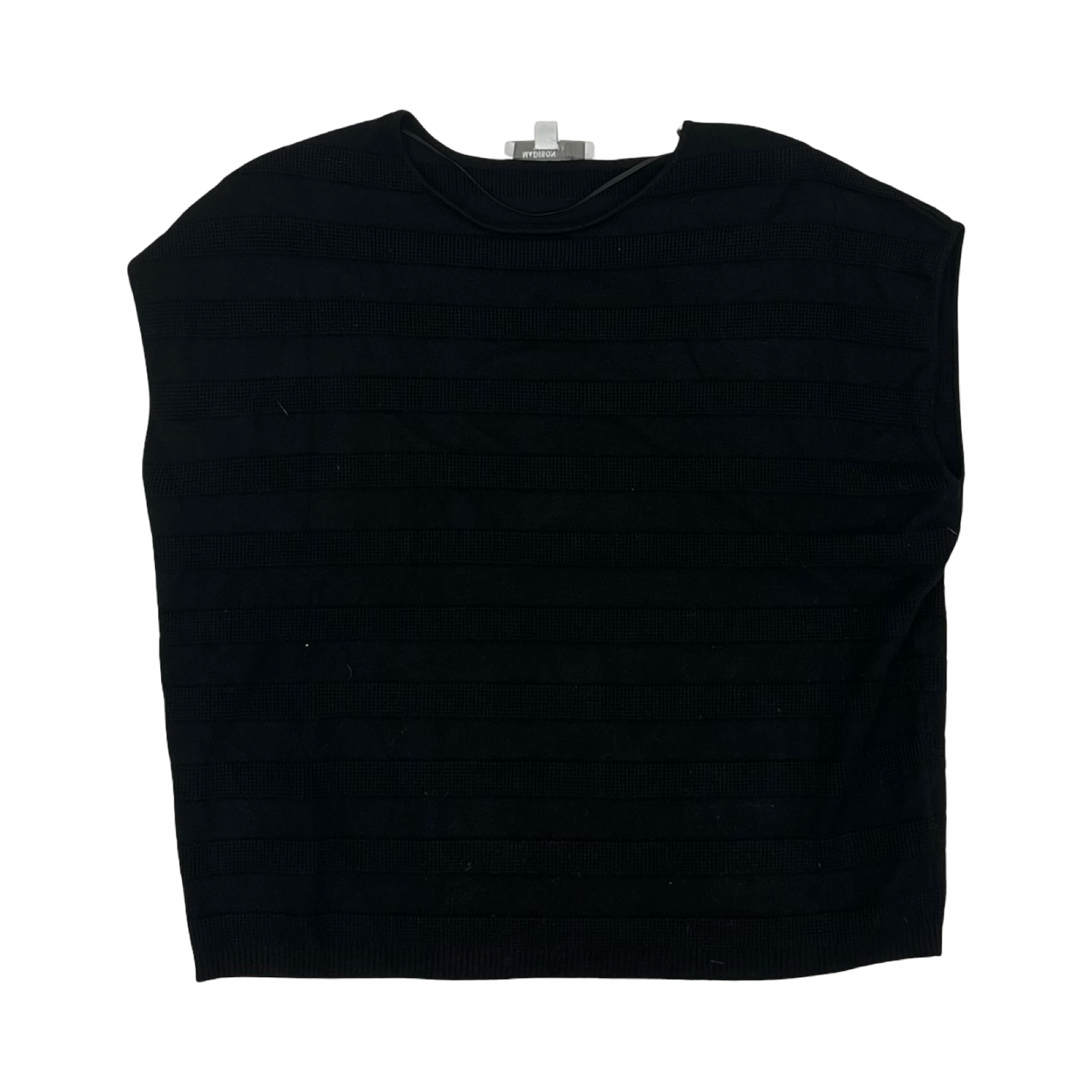 Sweater Ss By Clothes Mentor In Black, Size:L