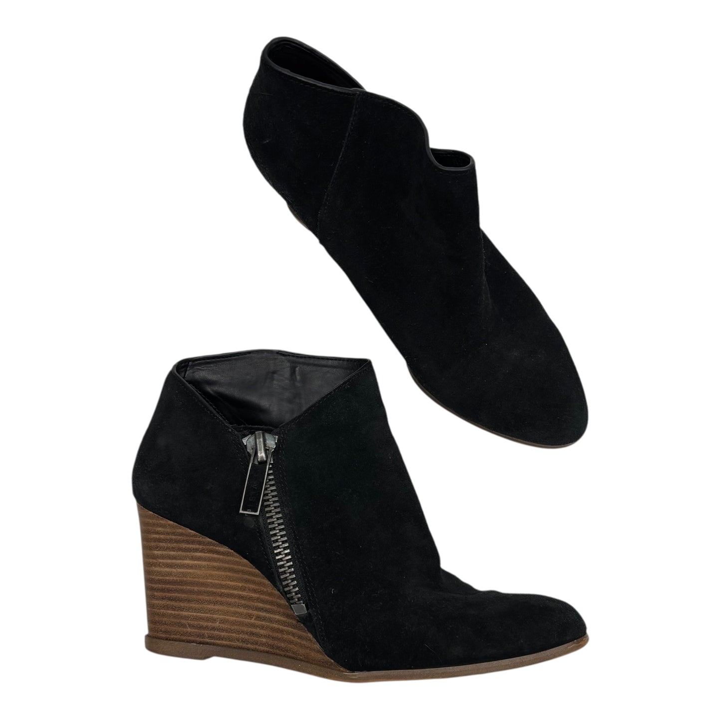 Boots Ankle Heels By 1.State In Black, Size:7.5