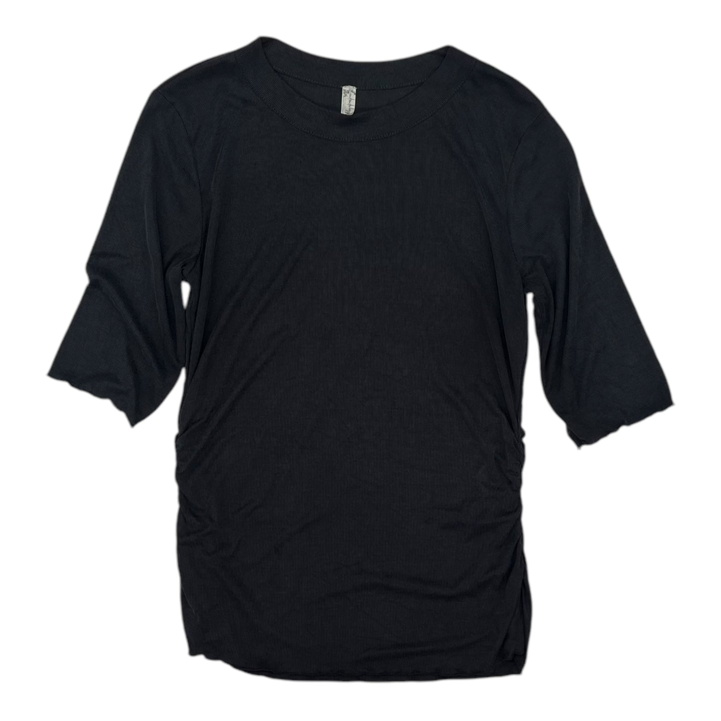 Top 3/4 Sleeve By Free People In Grey, Size:Xl