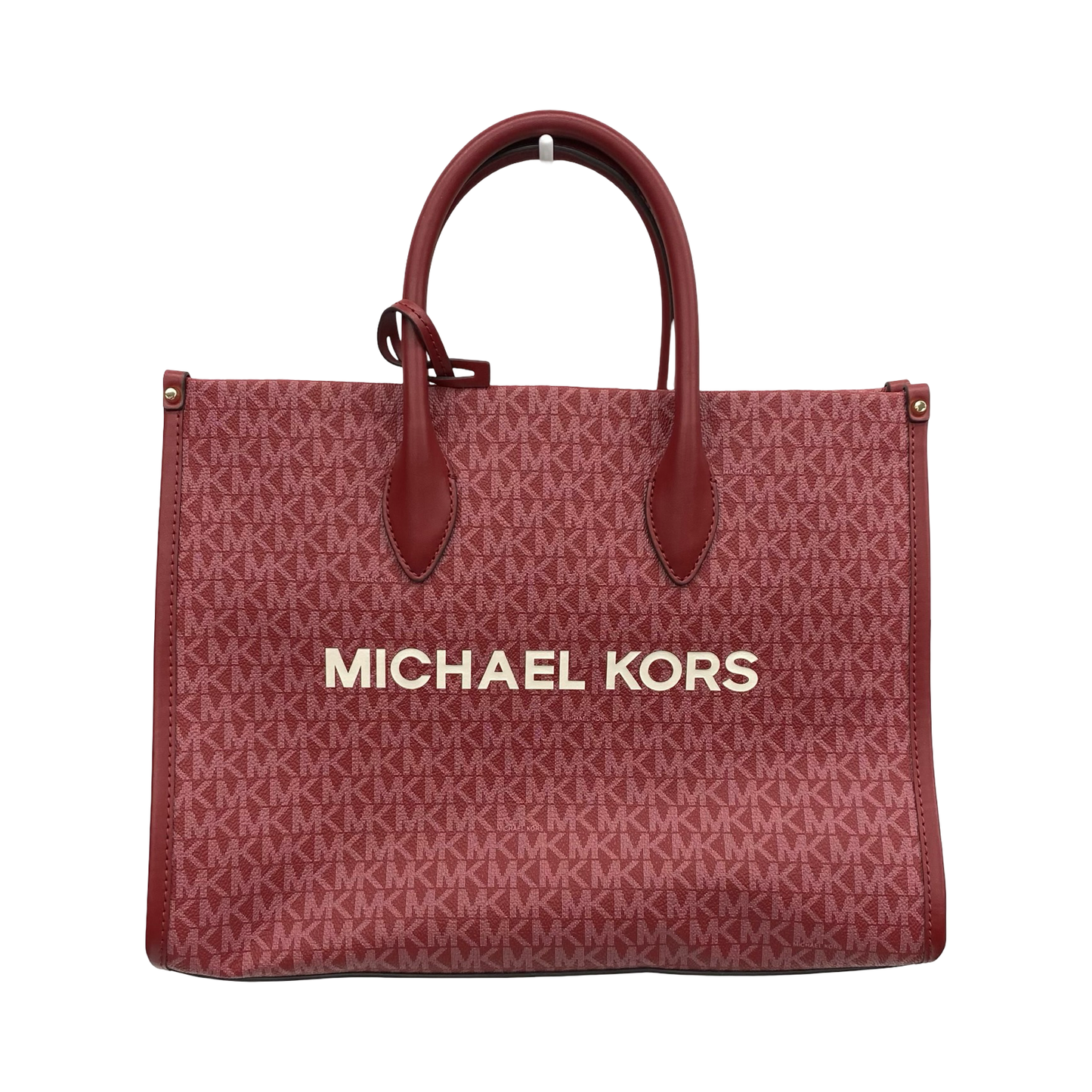 Handbag Designer By Michael Kors In Red, Size:Medium