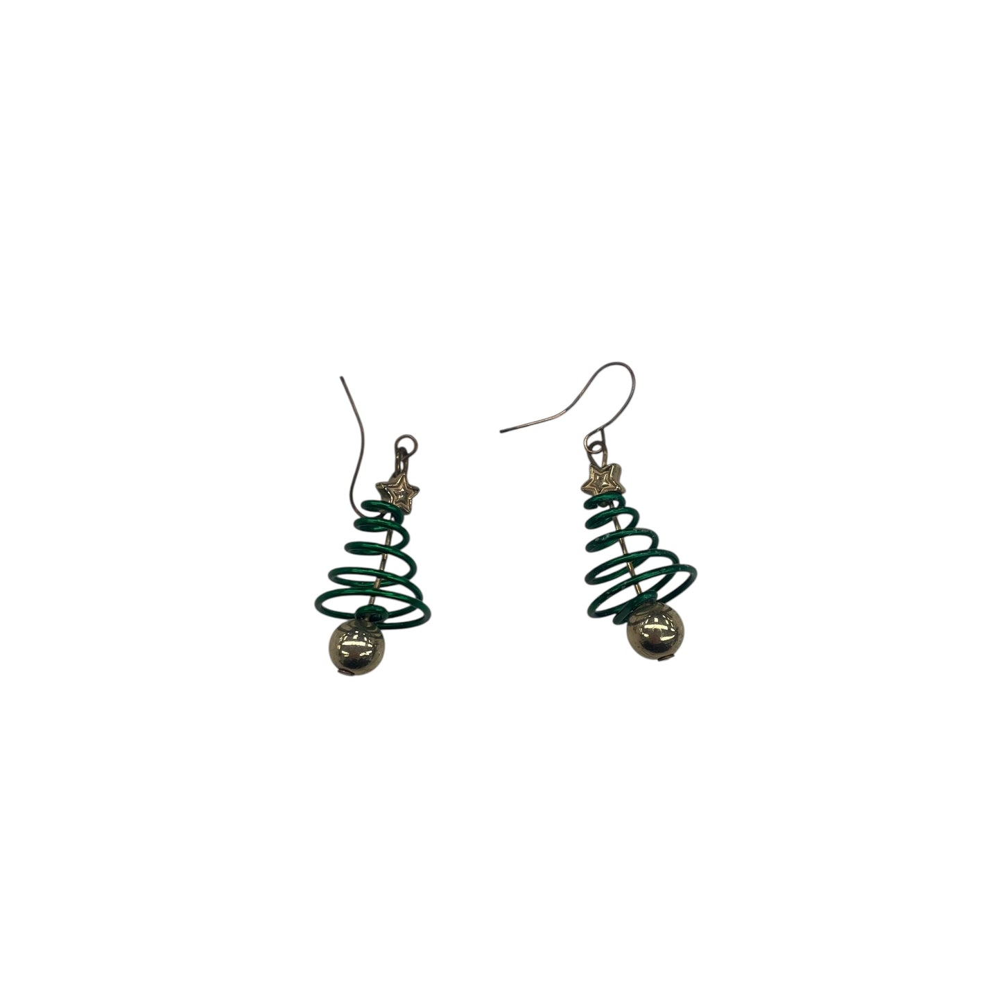 Earrings Dangle/Drop By Clothes Mentor In Green