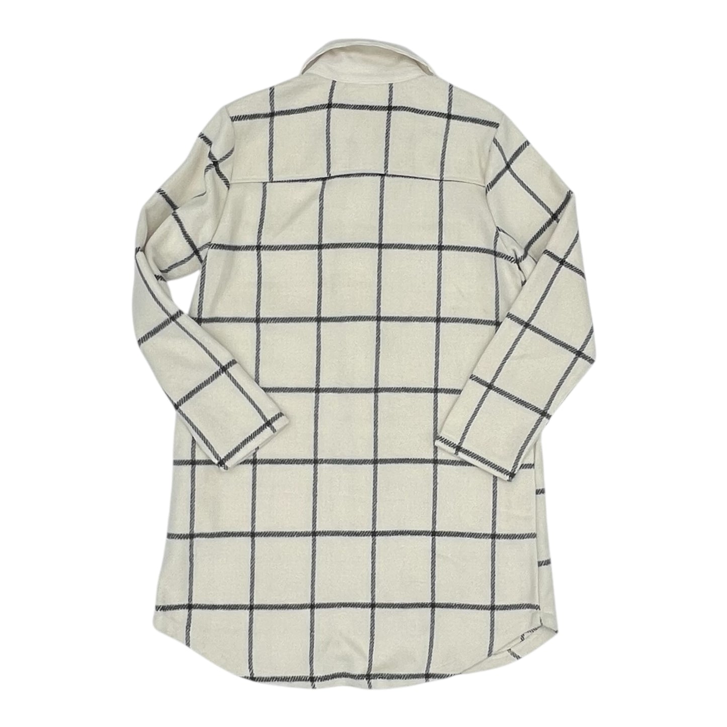 Jacket Shirt By Melloday In Black & Cream, Size:M