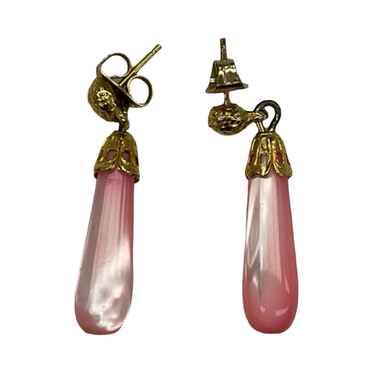 Earrings Dangle/Drop By Clothes Mentor In Pink