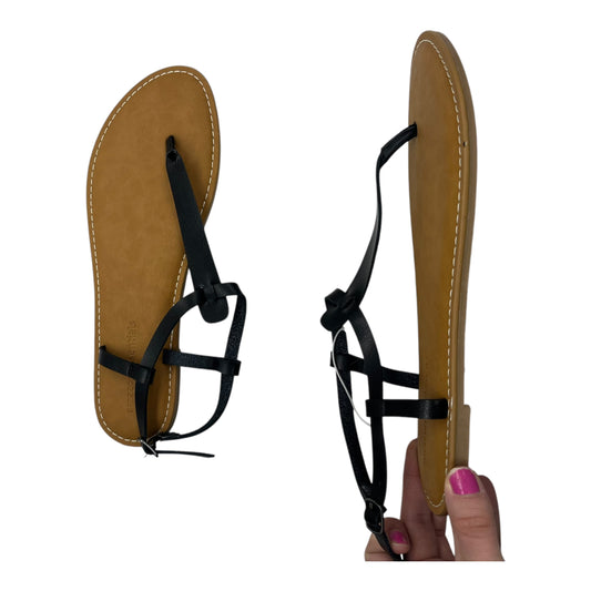 Sandals Flats By Cmf In Black, Size:9.5