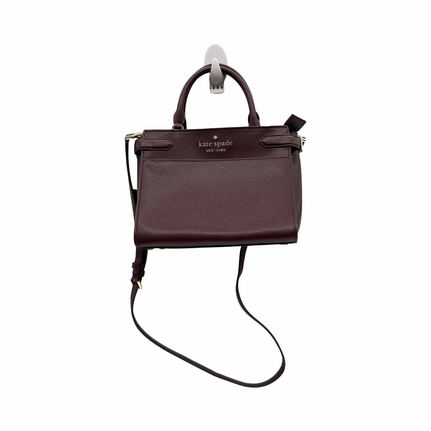 Handbag Designer By Kate Spade In Maroon, Size:Small