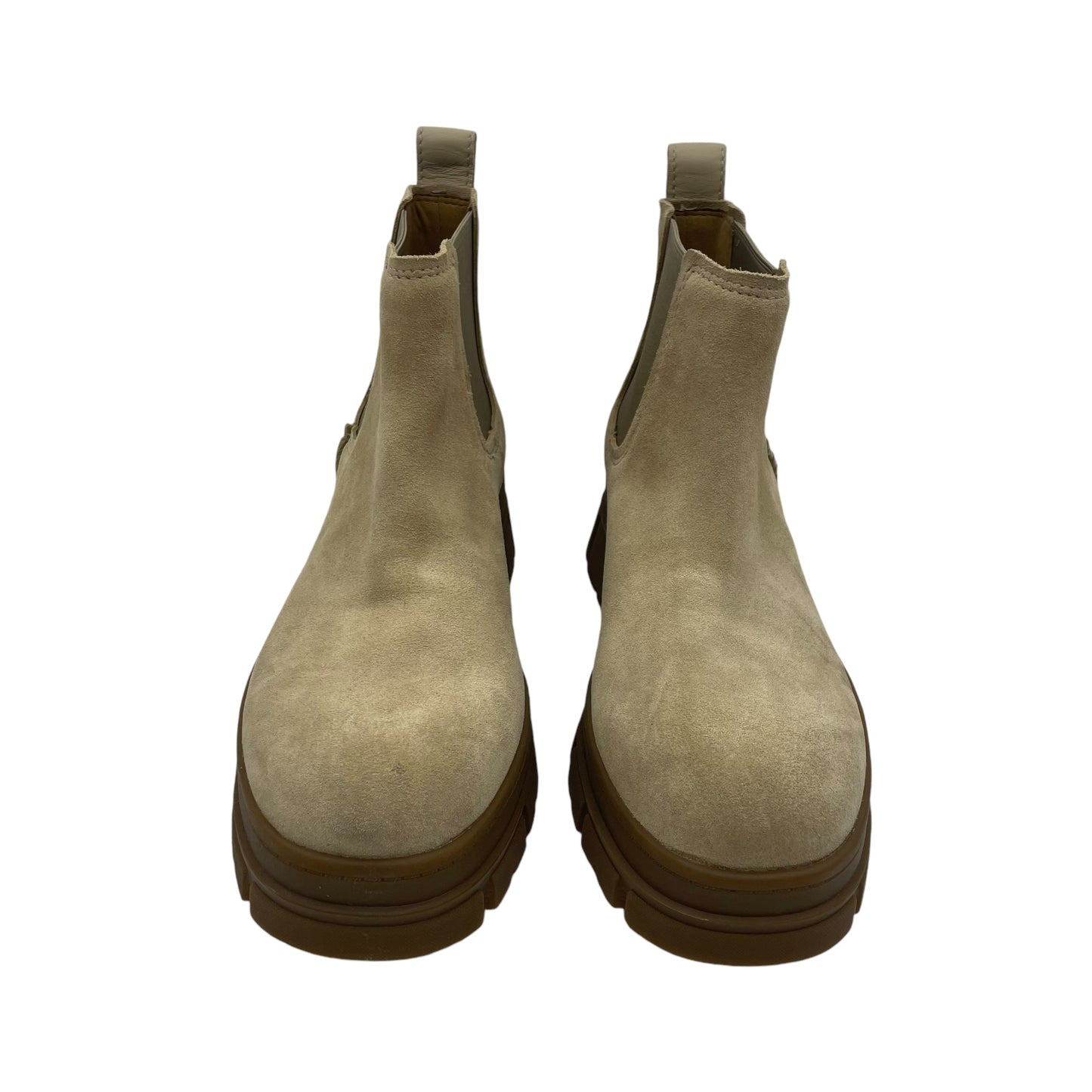 Boots Designer By Ugg In Tan, Size:9.5