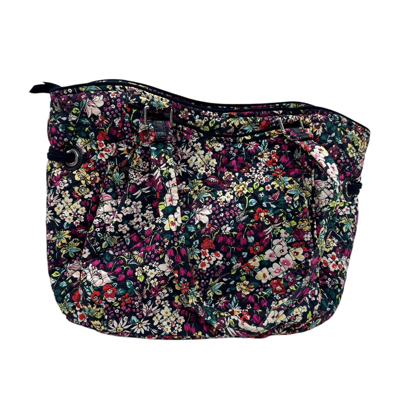 Handbag By Vera Bradley In Floral Print, Size:Large