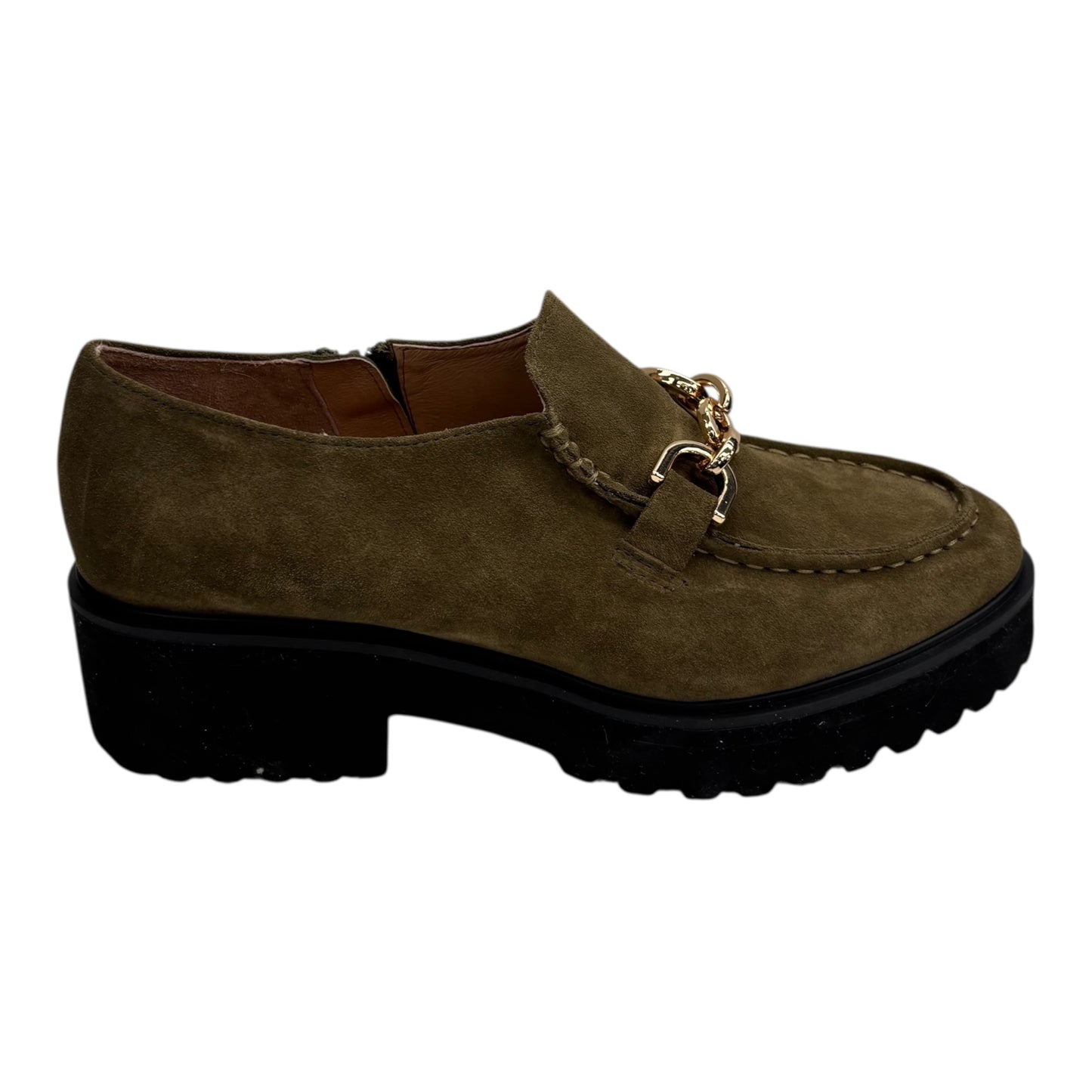 Shoes Flats By Clothes Mentor In Green, Size:8.5