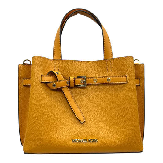 Handbag Designer By Michael Kors In Orange, Size:Medium
