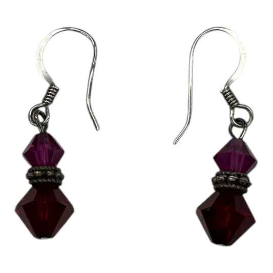 Earrings Dangle/Drop By Cmf In Red